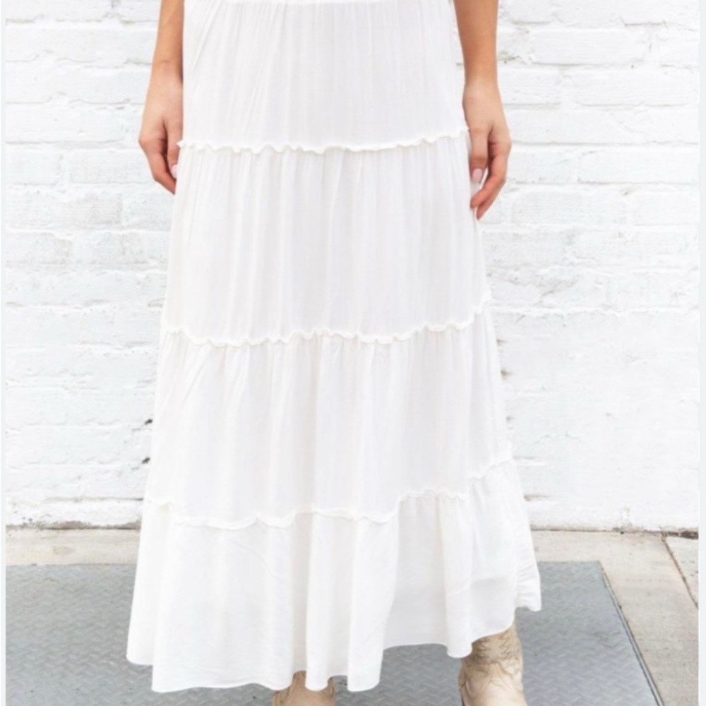 Elegant White Maxi Skirt
